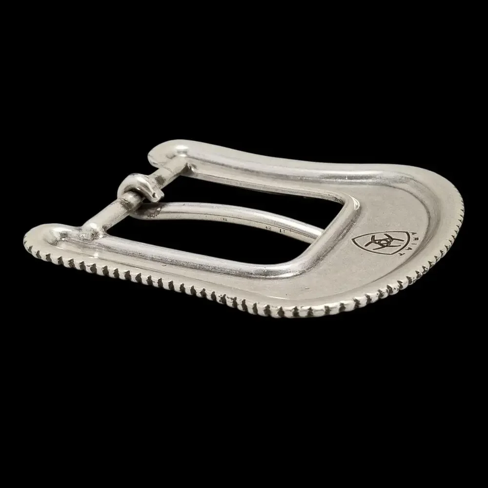 Belt Buckle ARIAT Pin Buckle Dress Up Western Filigree 3 inch Wide Rope Edge USA